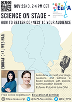 SCIENCE ON STAGE – HOW TO BETTER CONNECT TO YOUR AUDIENCE