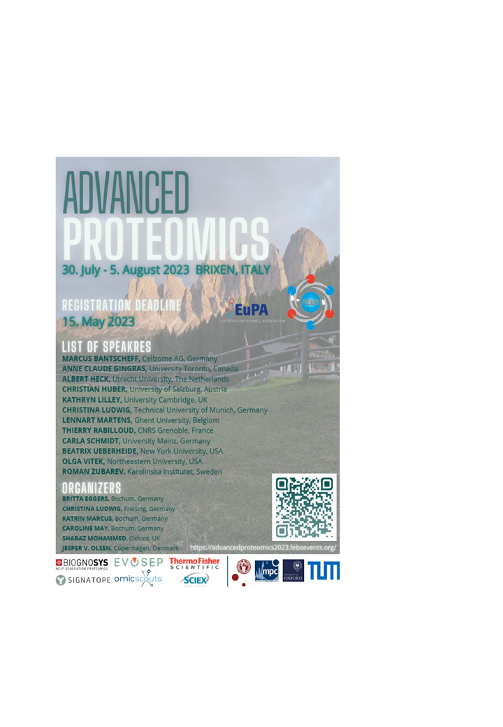 Advanced Proteomics Summer School