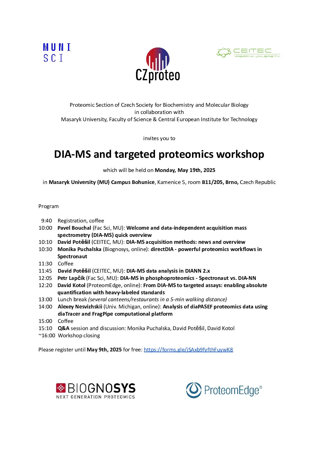DIA data analysis workshop