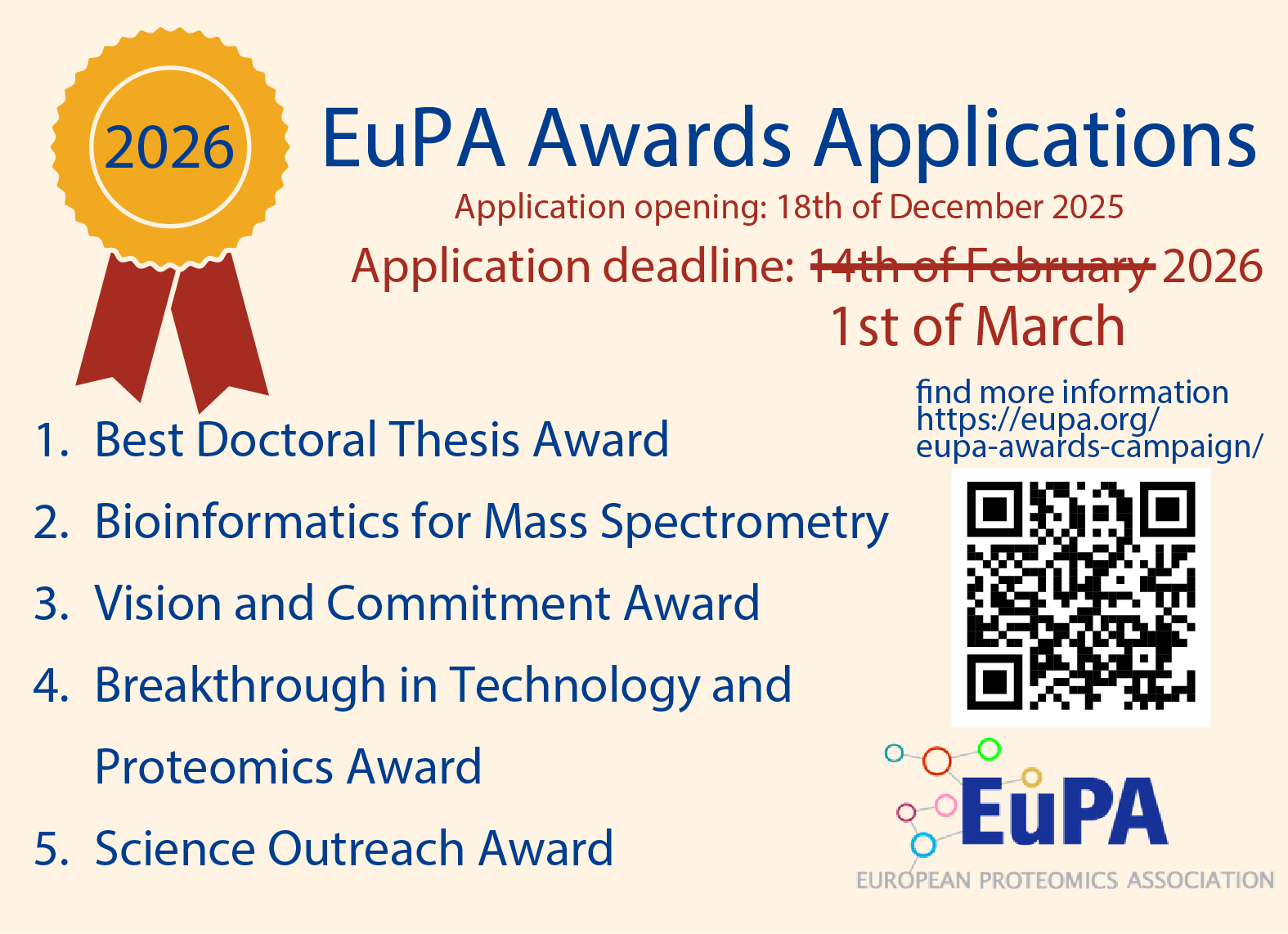 EuPA Awards – Application Deadline Extension!